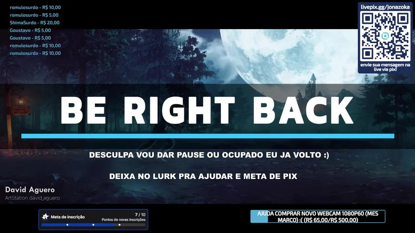 ajude na meta do mês atrasado é só apena um reais? :( (!PIX !SURDO !REDE)