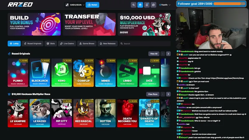 tizmtv playing Slots & Casino - Live Casino Stream