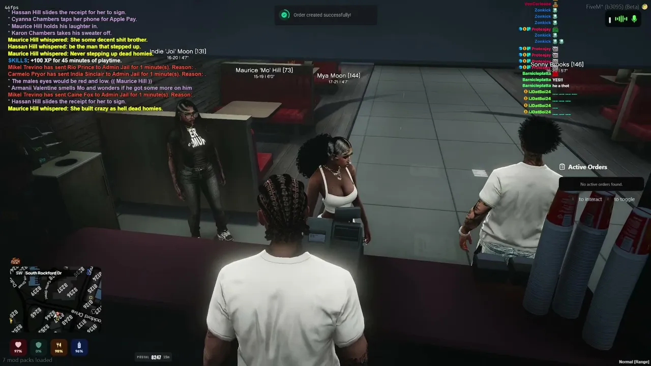 Raunchy live stream