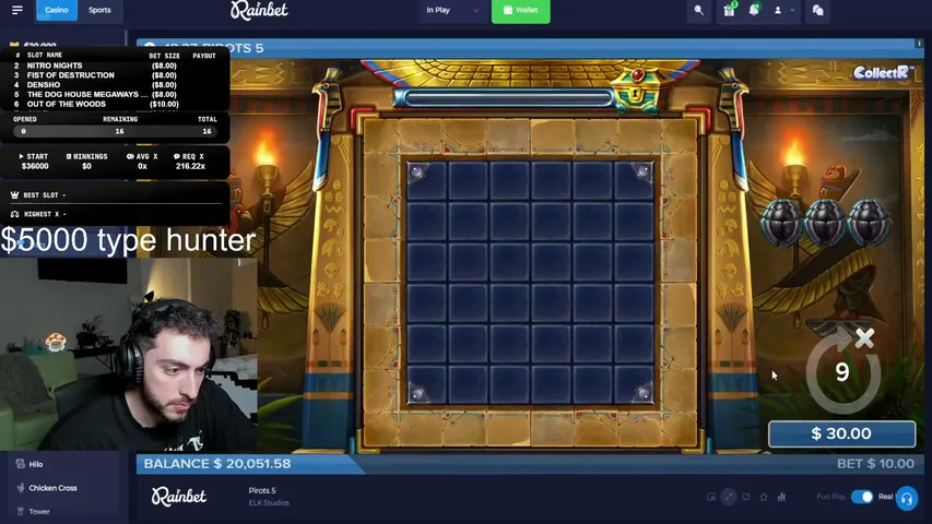 faintleo playing Slots & Casino - Live Casino Stream
