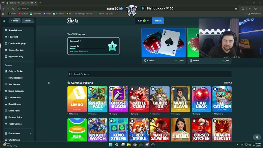 GAMBA TIME! Code "Remdog" l !Discord !Stake