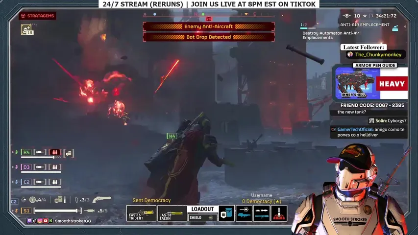 24/7 Helldivers 2 Gameplay | SUPER HELLDIVE Only (Level 10) - Heavy Armor Only