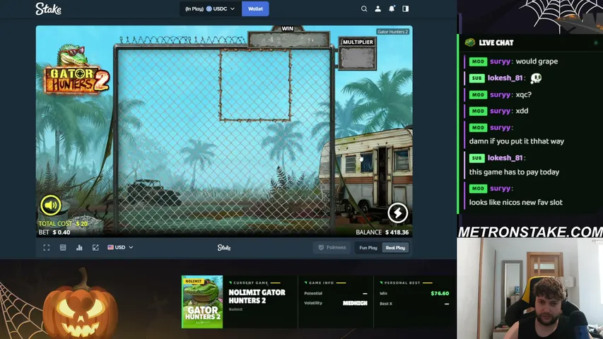 metron playing Slots & Casino - Live Casino Stream