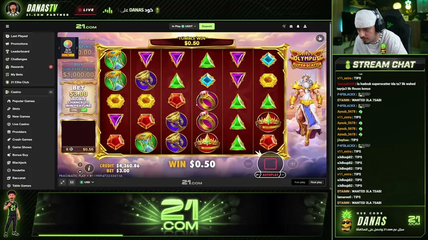 DanasTV playing Slots & Casino - Live Casino Stream