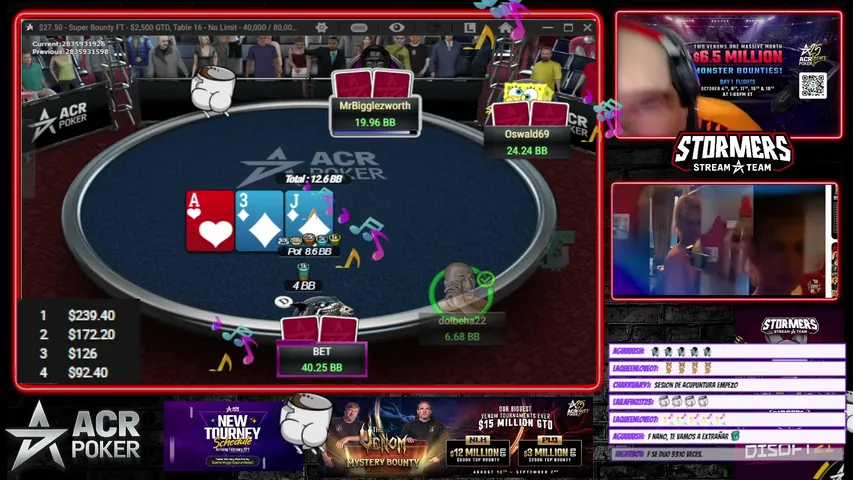 disoft21 playing Poker - Live Casino Stream