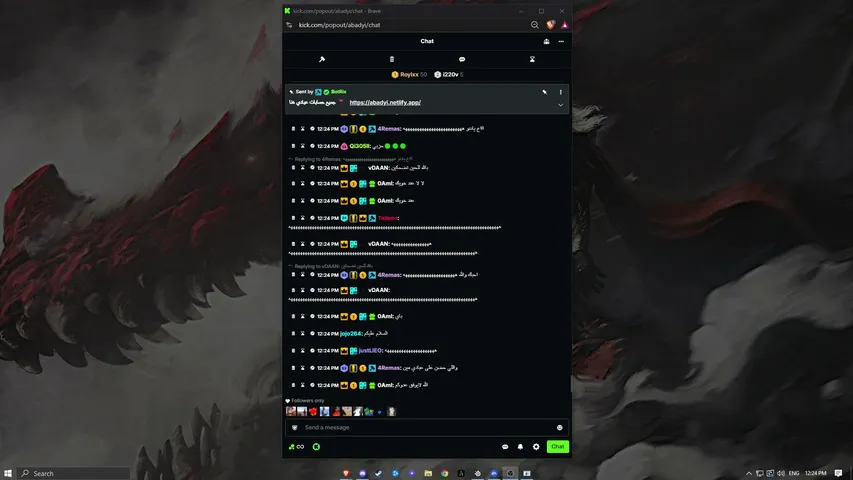 abadyi playing Just Chatting - Live Casino Stream
