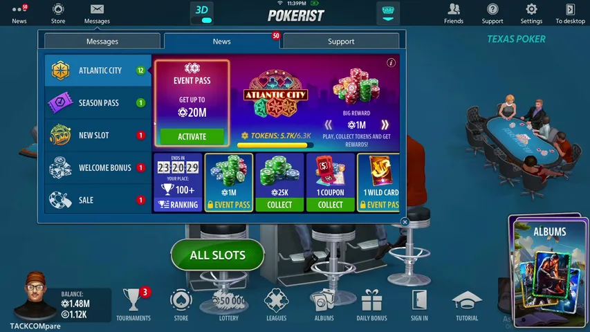 mrtack playing HD Poker: Texas Holdem Casino - Live Casino Stream