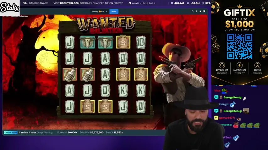 roshhtellnn playing Slots & Casino - Live Casino Stream