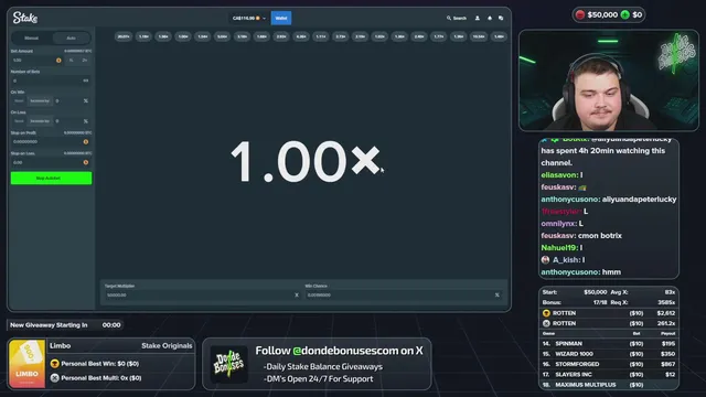 $50,000 START... WEN MAX WIN! !website !stake !discord - dondebonuses.com