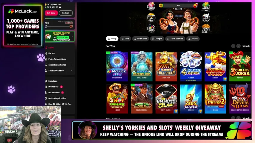 shellysyorkiesandslots playing Slots & Casino - Live Casino Stream
