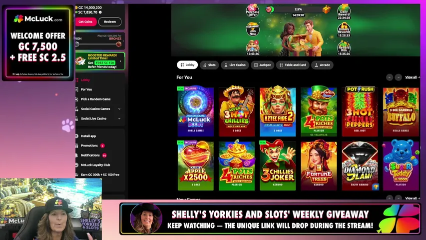 shellysyorkiesandslots playing Slots & Casino - Live Casino Stream