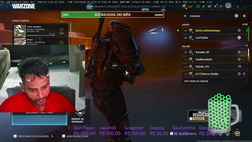 carlinhosskape live stream