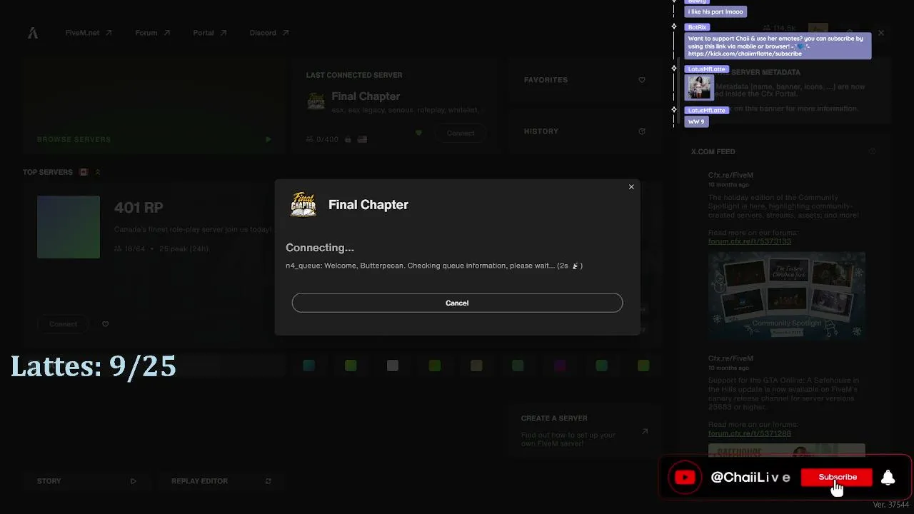 ChaiiMfLatte live stream