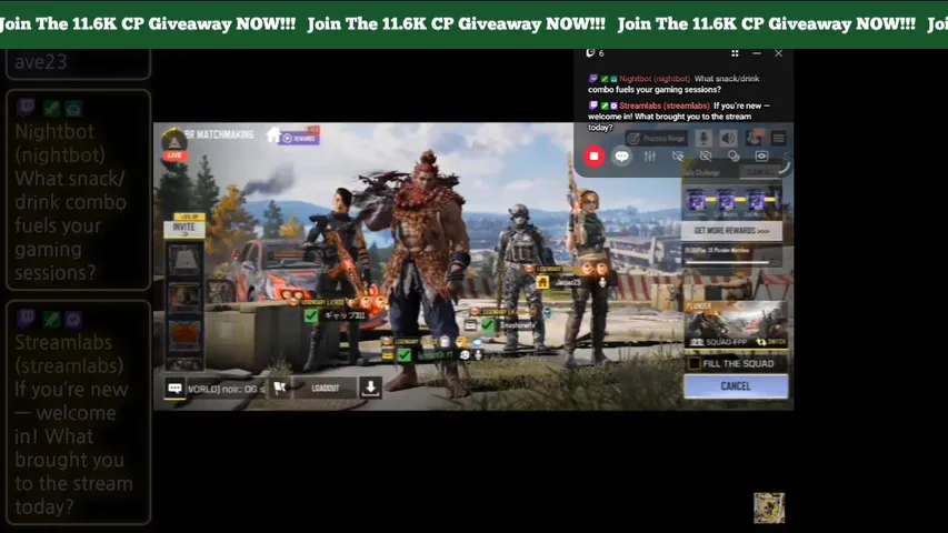 1Sub=1Entry to 11.6k CP GIVEAWAY!