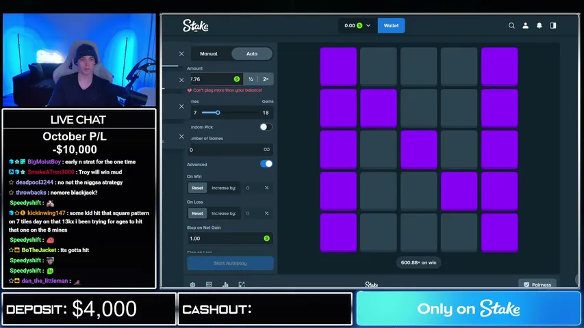troystake playing Slots & Casino - Live Casino Stream