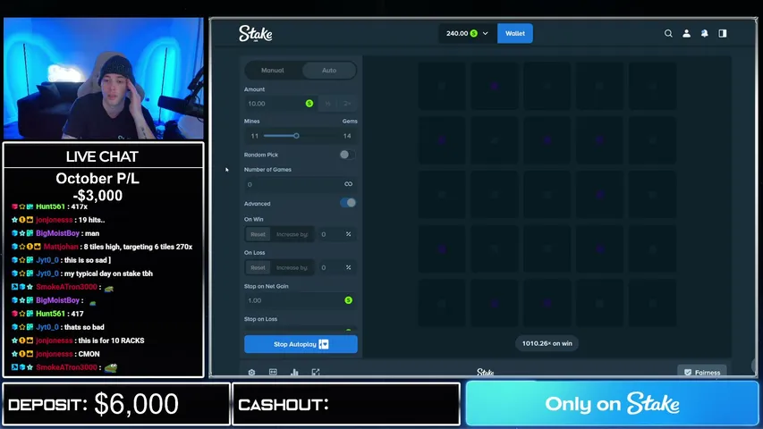 troystake playing Slots & Casino - Live Casino Stream