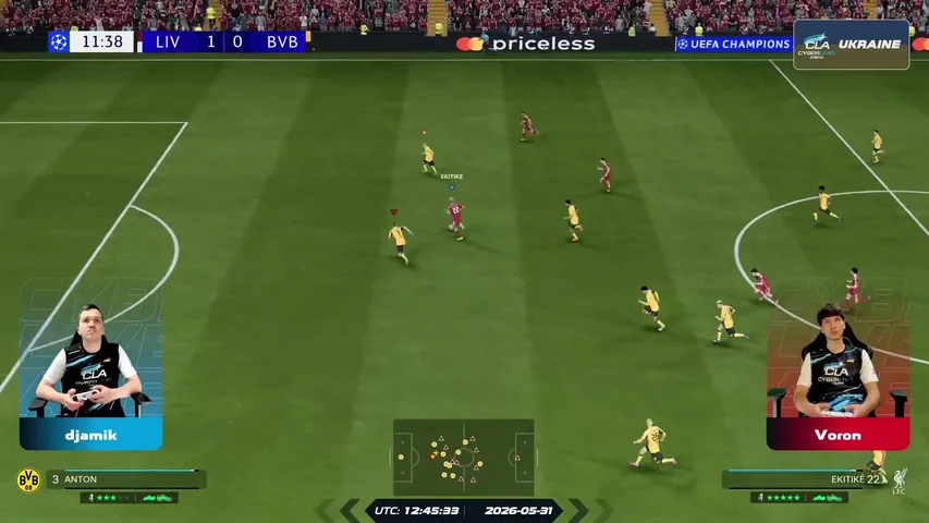 eFootball CLA UA Division channel 1