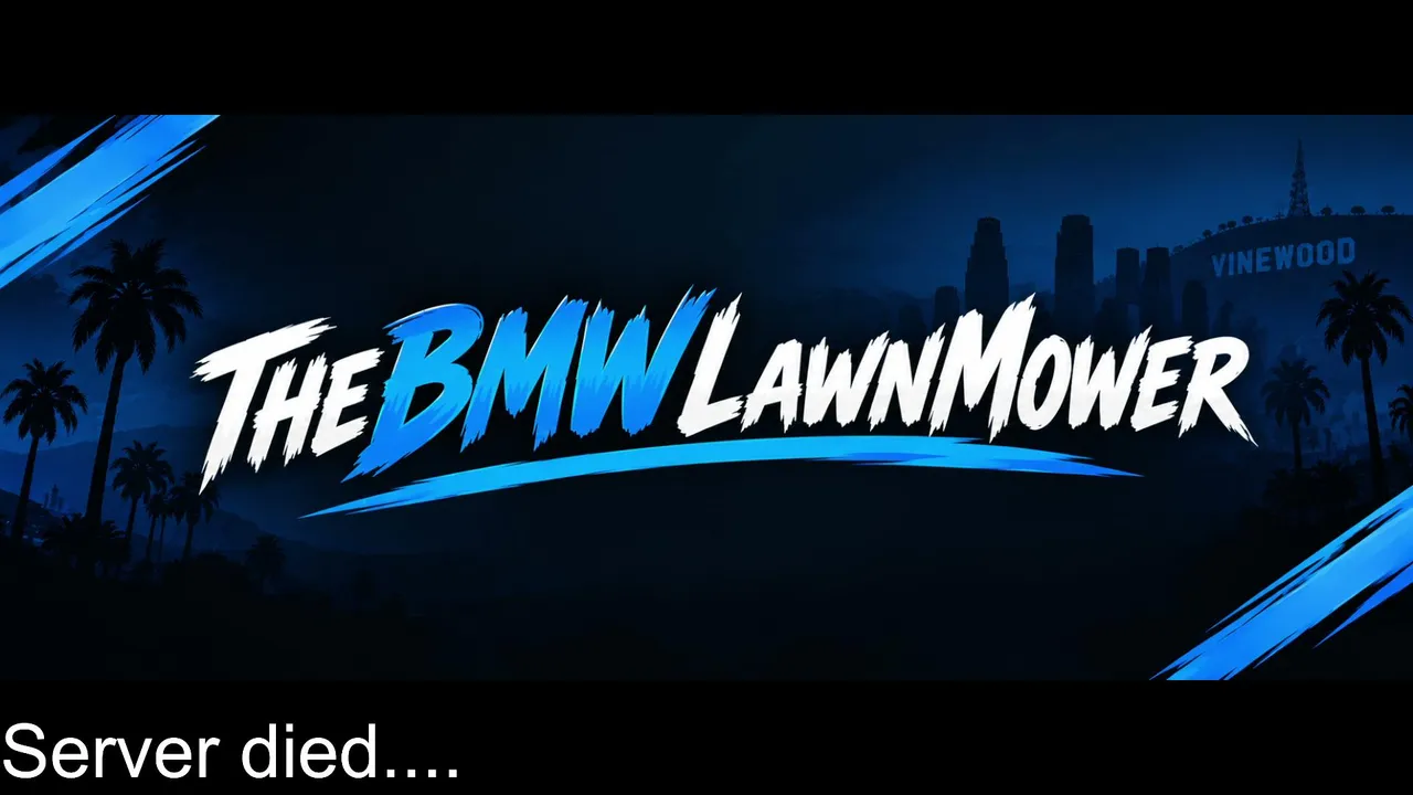 TheBMWLawnMower live