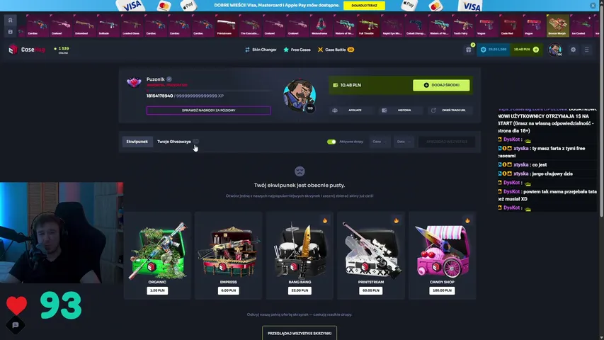 Puzonik playing Slots & Casino - Live Casino Stream