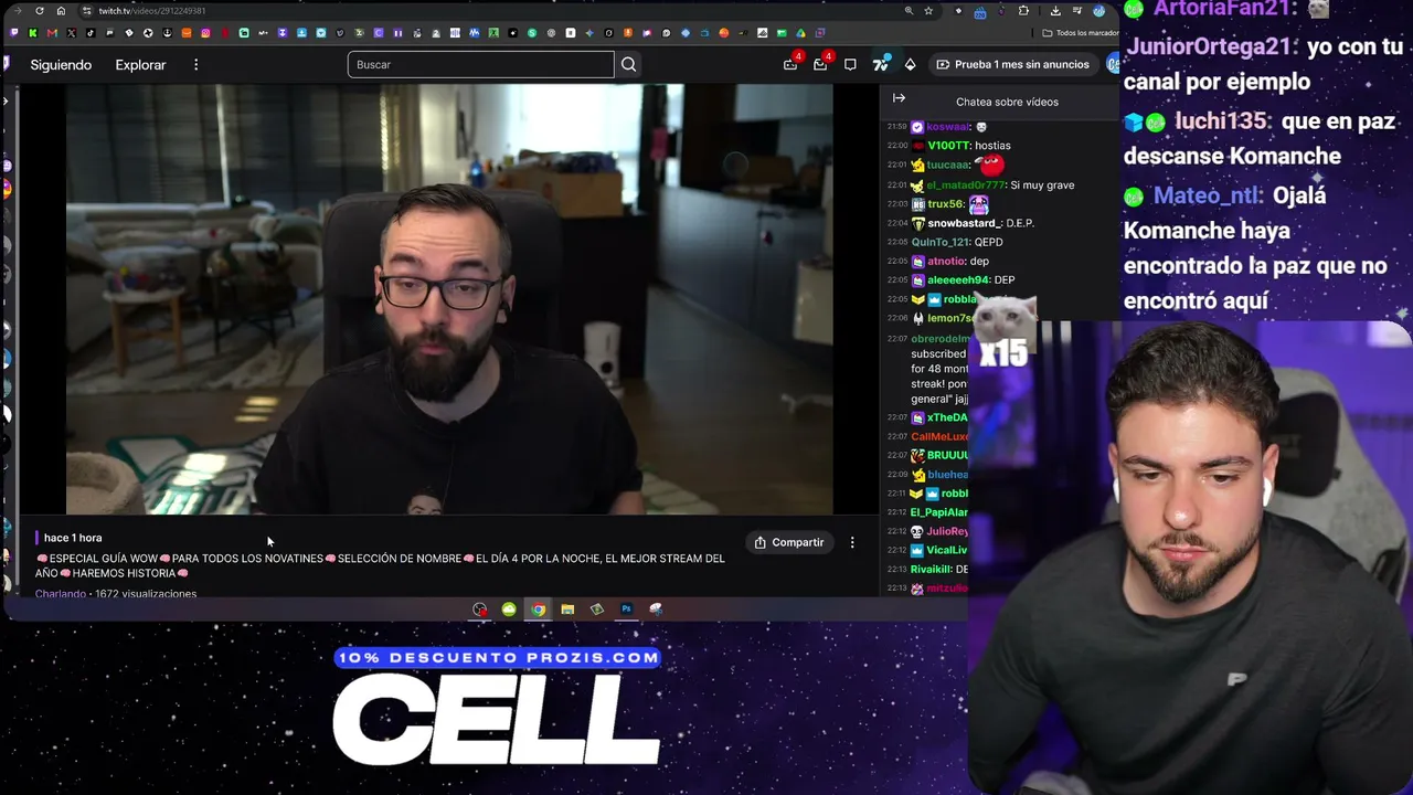 Cell — Espartaco hace el comentario más asqueroso a Komanche y Elmillor responde en directo a su funa