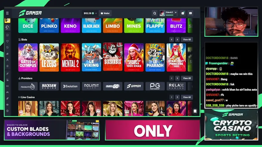 edenhits playing Slots & Casino - Live Casino Stream