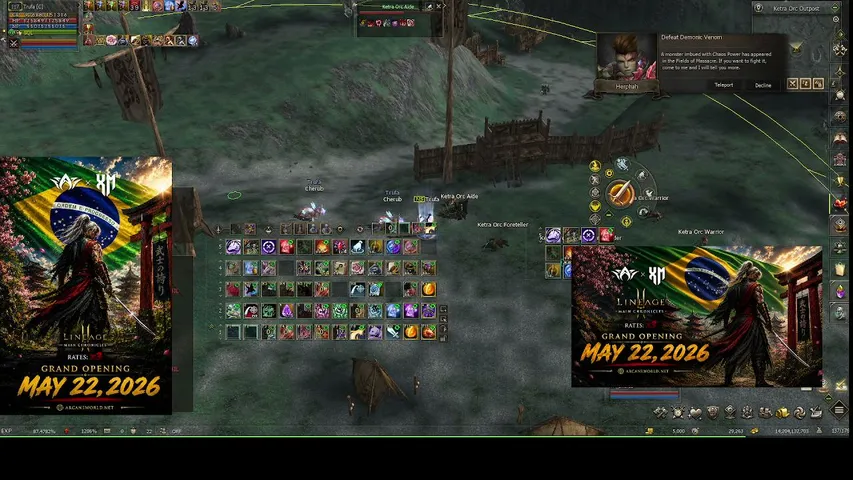 ignsakura Lineage 2 stream image