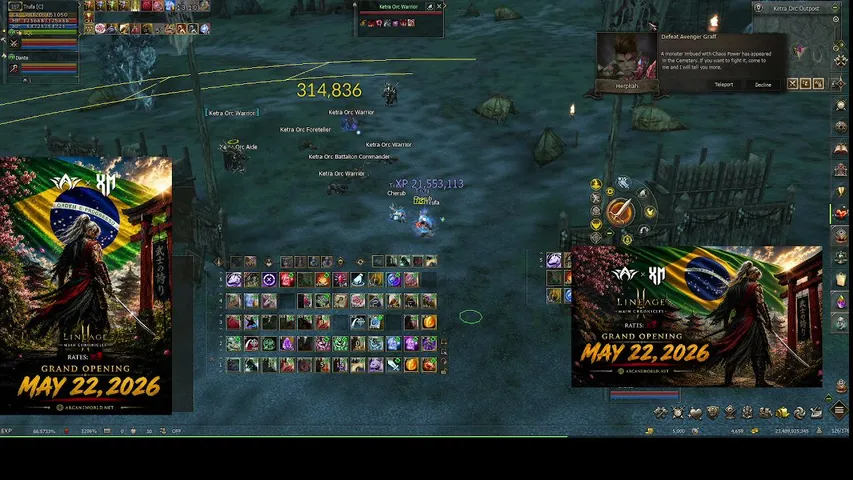 ignsakura Lineage 2 stream image