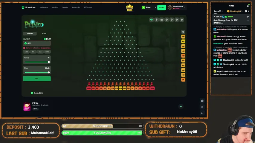 bigchungytv playing Slots & Casino - Live Casino Stream