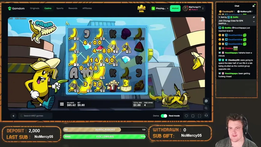 $2K RAW - Goal: $5.5k Likelihood: 550% | $10K Raffle | !gamdom !discord !raffle