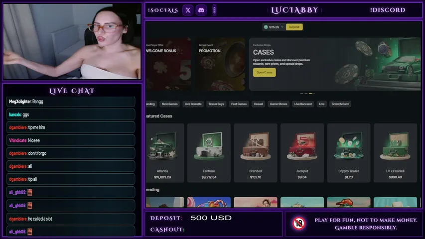 luciabby playing Slots & Casino - Live Casino Stream