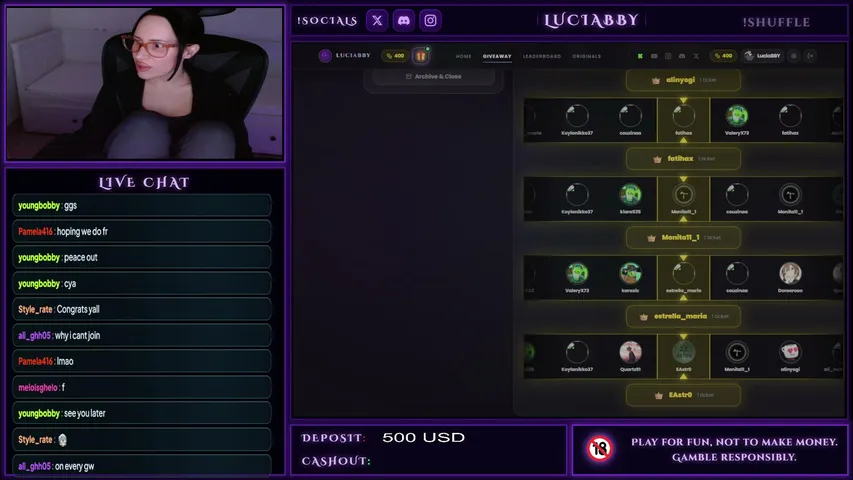 luciabby playing Slots & Casino - Live Casino Stream
