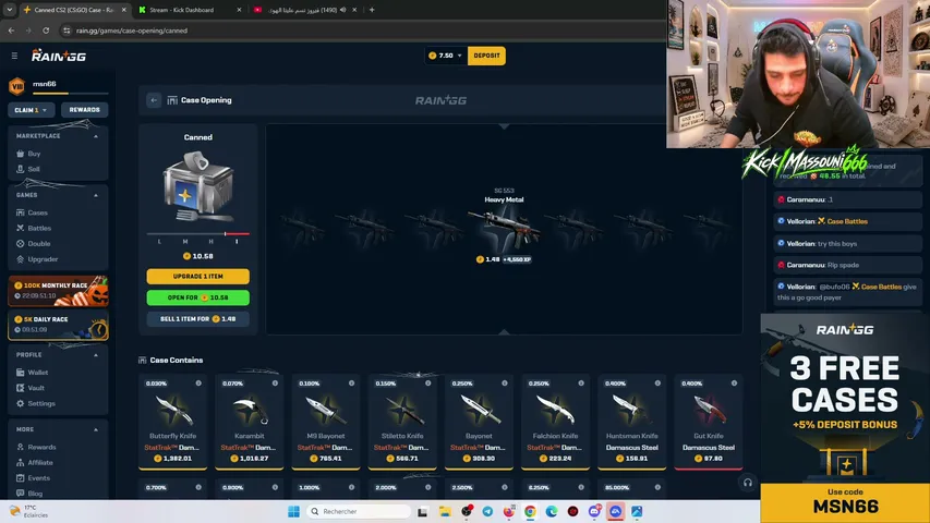 massouni666 playing Slots & Casino - Live Casino Stream
