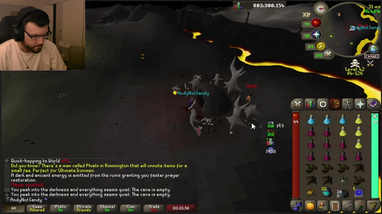 AndyNotSandy live