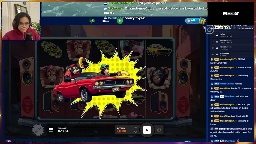 derryldestroyer playing Slots & Casino - Live Casino Stream