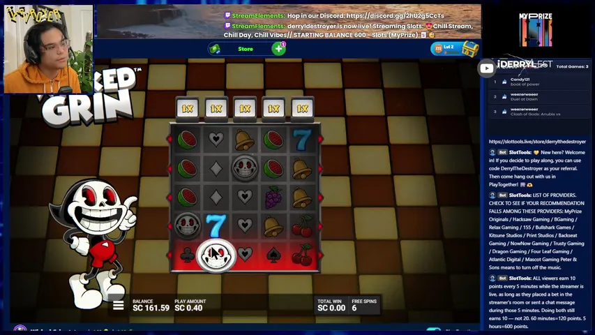 derryldestroyer playing Slots & Casino - Live Casino Stream
