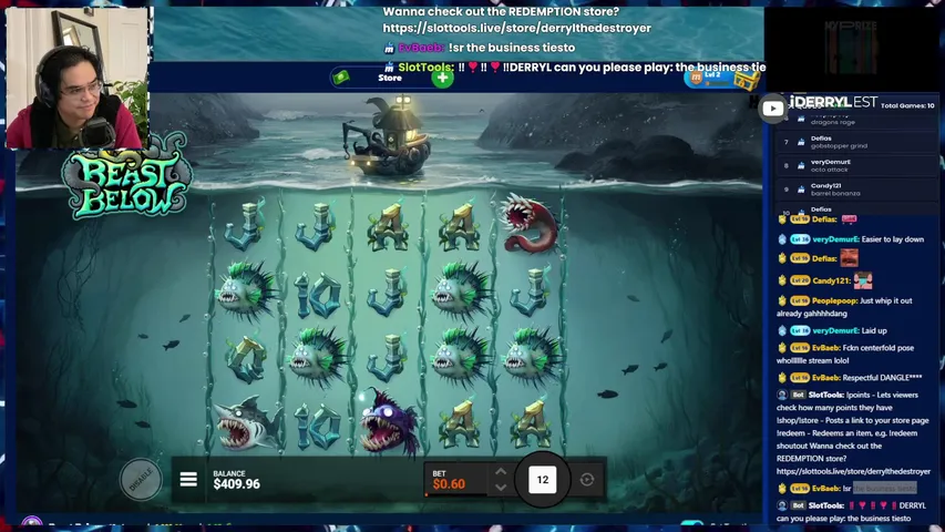 derryldestroyer playing Slots & Casino - Live Casino Stream