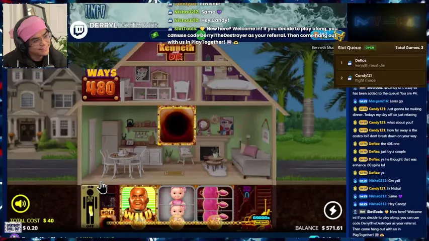 derryldestroyer playing Slots & Casino - Live Casino Stream