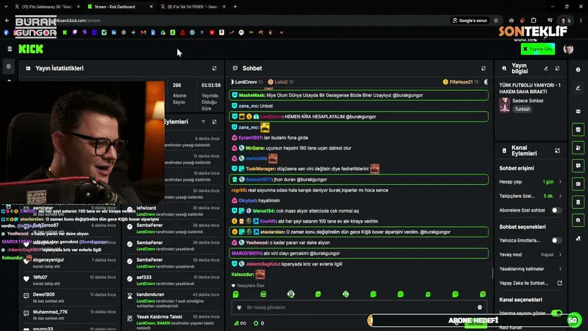 burakgungor playing Just Chatting - Live Casino Stream