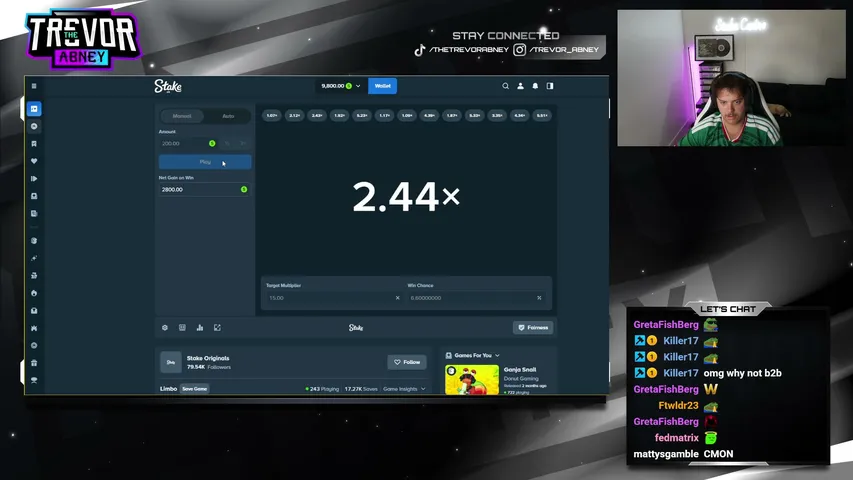 thetrevorabney playing Slots & Casino - Live Casino Stream
