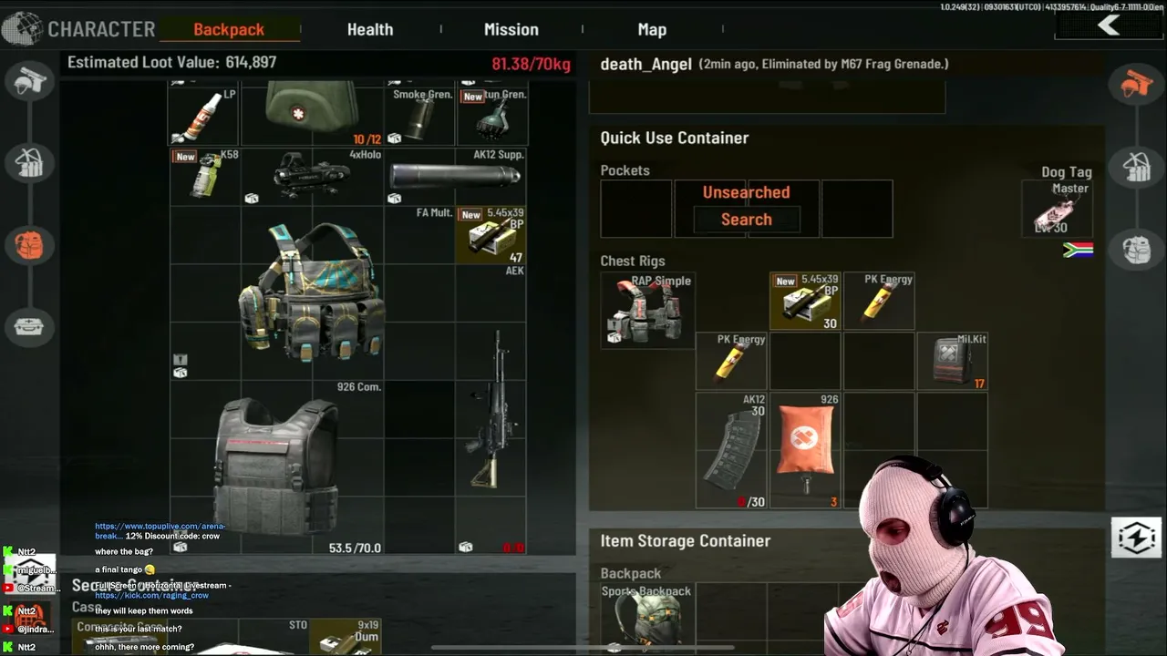 Raging_Crow live