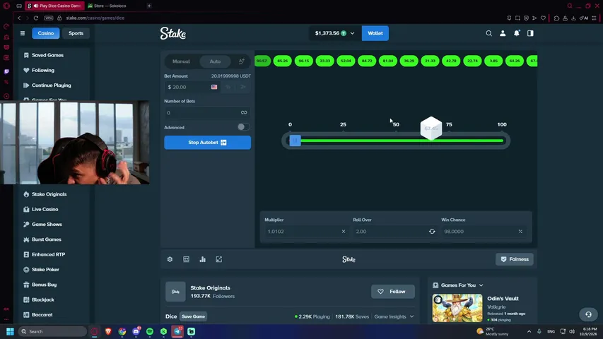 sokogambles playing Slots & Casino - Live Casino Stream