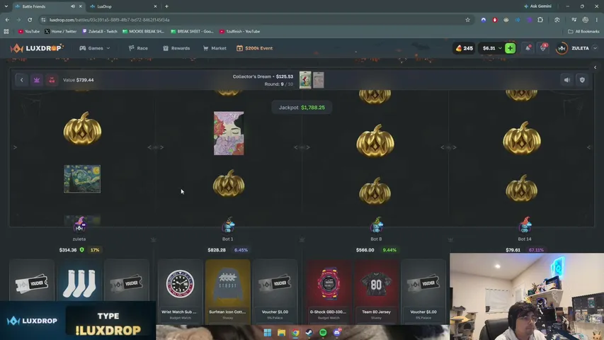zuleta playing Slots & Casino - Live Casino Stream