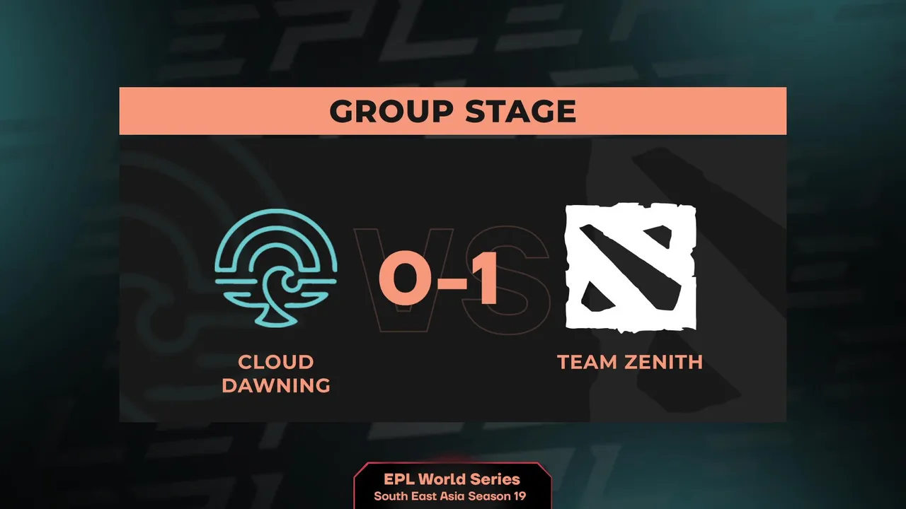 Cloud Dawning vs. Team Zenith | BO3 | Group Stage! | EPL SEA S19 | @doedie666