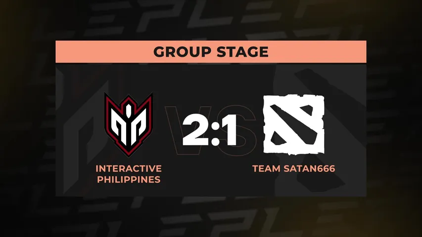 InterActive Philippines vs Team Satan666 | EPL World Series: SEA Season 14