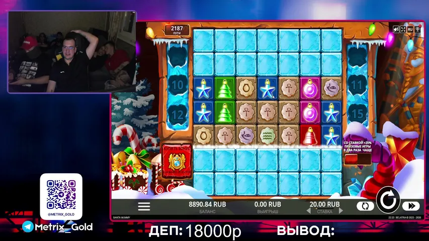 metrix-02 playing Slots & Casino - Live Casino Stream