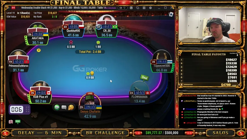 santazzzua playing Poker - Live Casino Stream