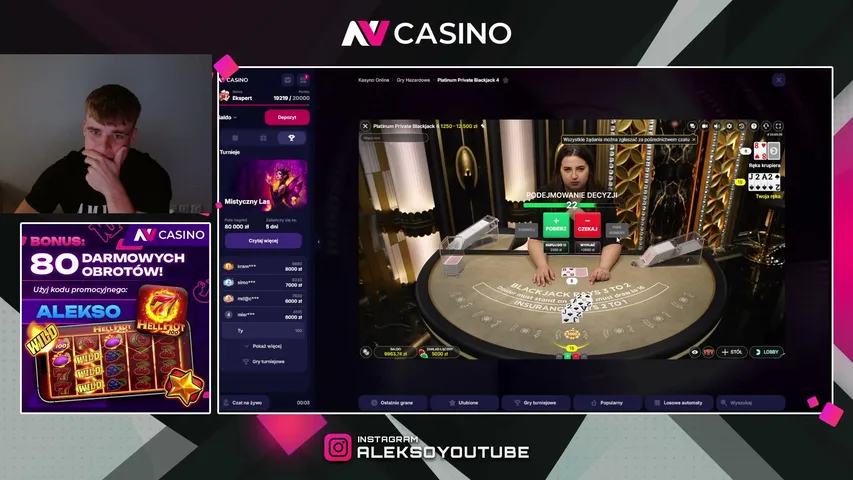 aleksoyt playing Slots & Casino - Live Casino Stream