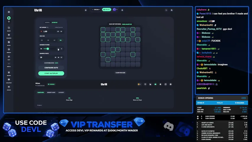 devl playing Slots & Casino - Live Casino Stream