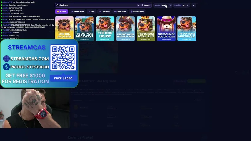 steyvewyilldoit playing Slots & Casino - Live Casino Stream