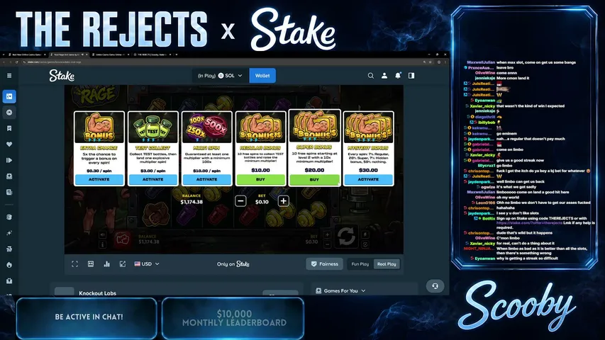 scoobyz88 playing Slots & Casino - Live Casino Stream